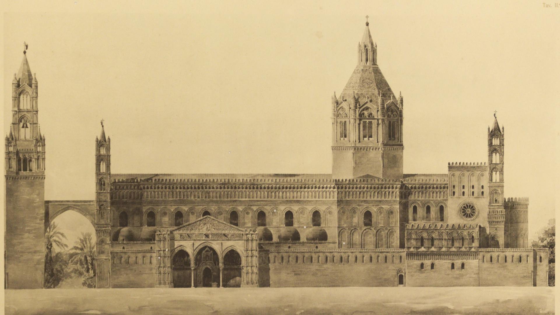 A. Zanca, Progetto di restauro della Cattedrale, corso Vittorio Emanuele, Palermo (1896-1952)