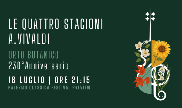 Le Quattro Stagioni di A. Vivaldi - Palermo Classica Festival preview